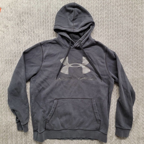 Under Armour UA ColdGear Fitted Hoodie Sweatshirt Men's Size‎ Large Black - Picture 1 of 8